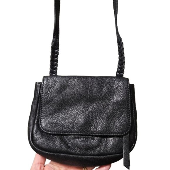 Liebeskind Berlin Black Kawai Double Dye Crossbody Purse - Picture 1 of 9